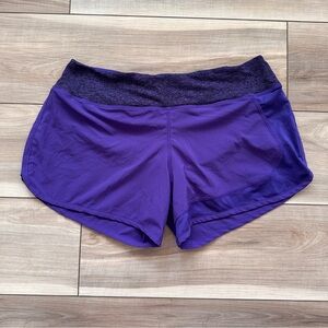 rabbit Running Shorts Purple Lined Athletic Training Workout Women’s Size Large